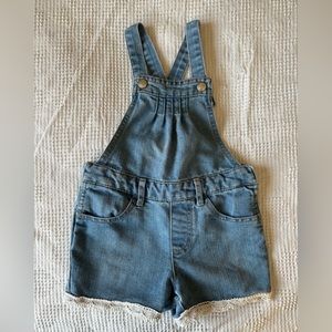 Soft laced detailed overalls